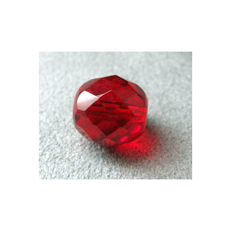 Facettes en verre de Bohême 12mm Light Siam (x1)