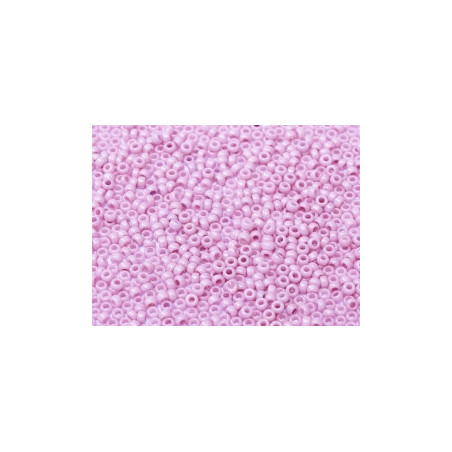 R11-0402/15895 Rocailles 11/0 White Opaque Lila Luster 55049 (x10gr) 