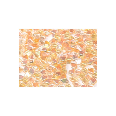 Perles Dragon® Scale Bead 1,5 x 5 mm Crytal Yellow Rainbow (x5gr)