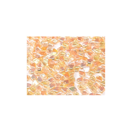 Perles Dragon® Scale Bead 1,5 x 5 mm Crytal Yellow Rainbow (x5gr)