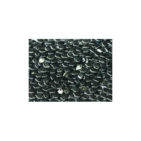 Perles Dragon® Scale Bead 1,5 x 5 mm Jet Hématite (x5gr)