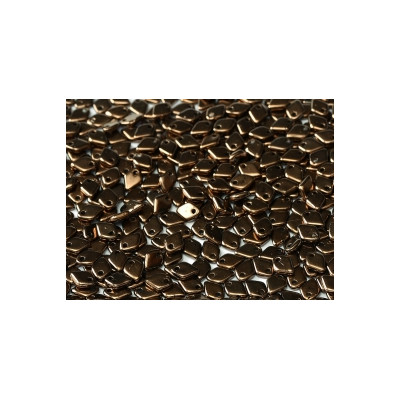 Perles Dragon® Scale Bead 1,5 x 5 mm Jet Bronze (x5gr)