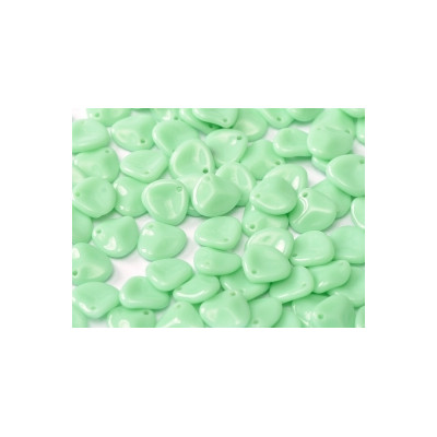 Perle Pétale Opaque - Jade 14X13mm (X25)