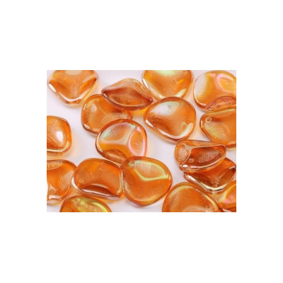 Perle Pétale Crystal Apricot Medium 14X13mm (X25)