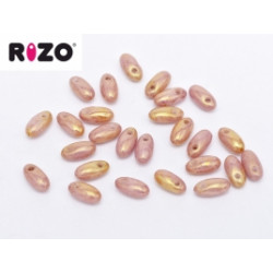 Perles Rizo® ChalkWhite Red Luster 2,5X6mm (X10gr)