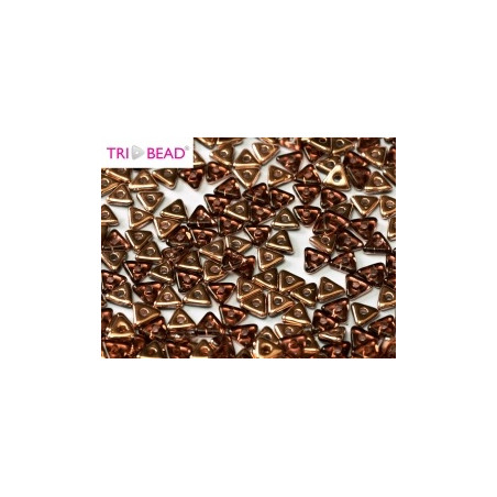 Perles Tri-Beads 4mm Améthyst Capri Gold(X 5gr) 