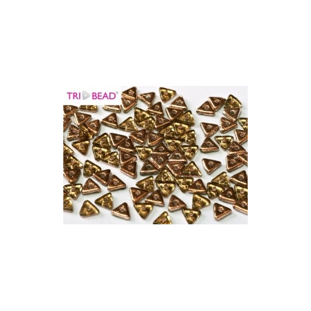 Perles Tri-Beads 4mm Peridot Capri Gold(X 5gr) 