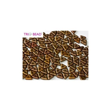 Perles Tri-Beads 4mm Brass Gold (x5gr) 
