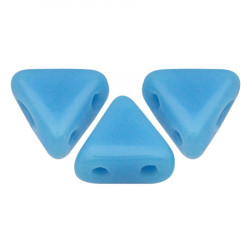Perles khéops® par Puca® Opaque Turquoise Blue 6x3mm (X5gr) 