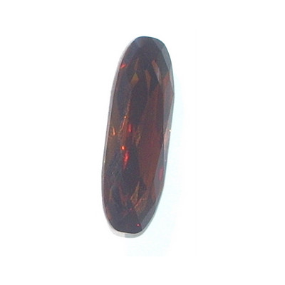 Cabochon baguette 4161 15x5mm Smoked Topaz F (x1)