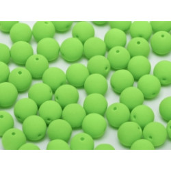 Facettes de Bohême 4mm Neon Green (x100)