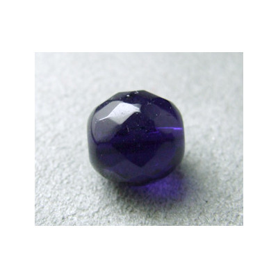 Facettes en verre de Bohême 12mm Purple Velvet (x1)