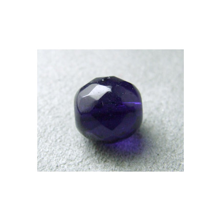 Facettes en verre de Bohême 12mm Purple Velvet (x1)