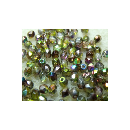 Facettes de Bohême 3mm Magic Yellow Brown (x100)