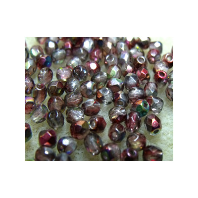 Facettes de Bohême 3mm Magic Red Brown (x100) Facettes de Bohême 3mm Magic Red Brown (x100)