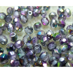 Facettes de Bohême 3mm Magic Violet Grey (x50)