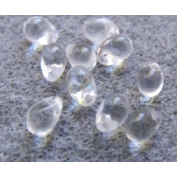 Perles Gouttes 4X6mm Crystal Mat (X50)   