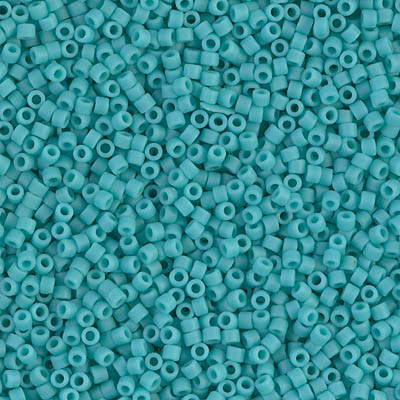 DB0759 Delicas 11/0 Opaque Turquoise Mat (x5gr)