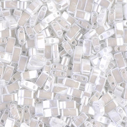 TLH0420 Tila 1/2 Cut Pearl White Ceylon (X5gr) 