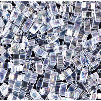 TLH0250 Tila 1/2 Cut Crystal Ab (X5gr) TLH0250 Tila 1/2 Cut Crystal Ab (X5gr)