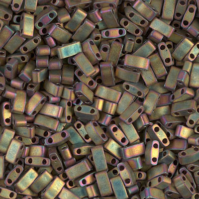 TLH2035 Tila 1/2 Cut Metallic Mat Khaki Iris (x5gr) TLH2035 Tila 1/2 Cut Metallic Mat Khaki Iris (x5gr)