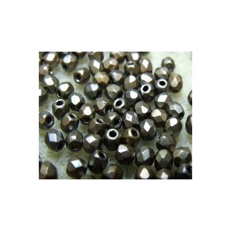 Facettes de Bohême 3mm Crystal Gold Rainbow (x50) 