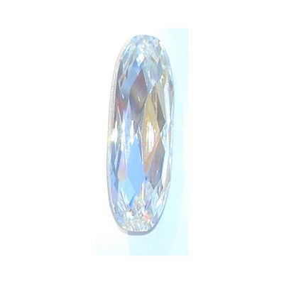 Cabochon baguette 4161 21x7mm Crystal F (x1)