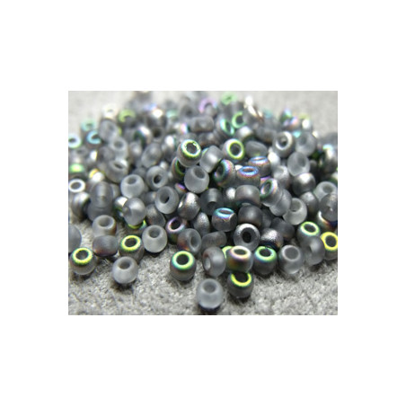 R11-0131 F Rocailles 11/0 Crystal Vitrail Matted (x10gr)