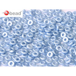 Perle en verre de Bohème O Bead® Pastel Lt Sapphire 4x2mm (X5gr)  