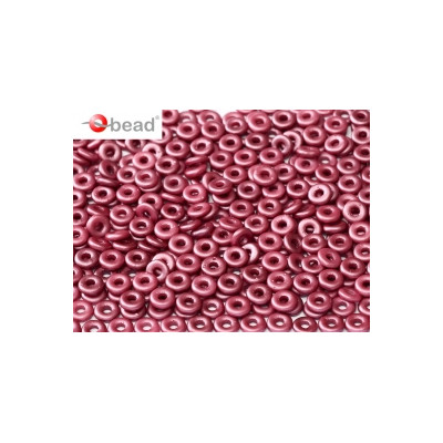 Perle en verre de Bohème O Bead® Pastel Burgundy 4x2mm (X 5gr) 