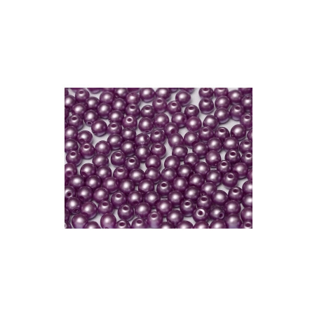 Ronde en Verre de Boheme 3mm Pastel Lila (X50) 
