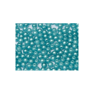 Perle en Verre de Boheme 4mm Pastel Aqua (X50)  