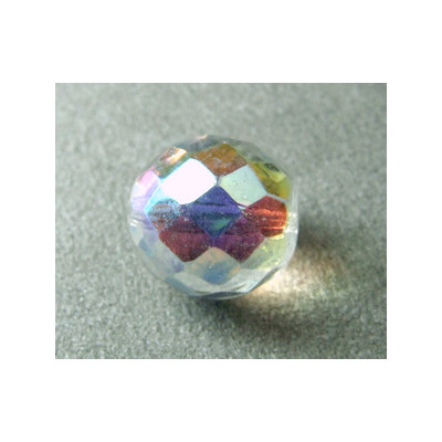 Facettes en verre de Bohême 14mm Cristal AB (x1) Facettes en verre de Bohême 14mm Cristal AB (x1)