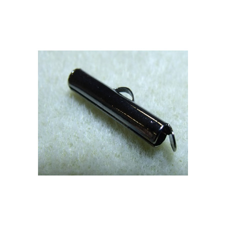 Embout Tube Hématite 20x4mm (x2)