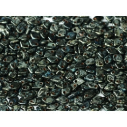 Perles Dragon® Scale Bead 1,5 x 5 mm Jet Picasso (x5gr)