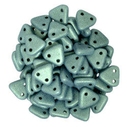 Perles Triangles 6mm Metallic Suede - Light Green (X5gr) 