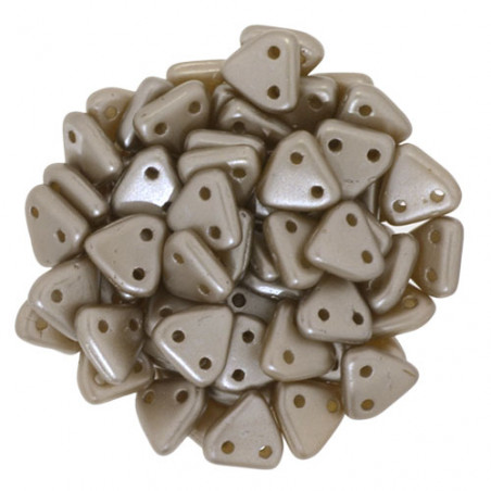 Perles Triangles 6mm Pearl Coat - Brown Sugar (X5gr)