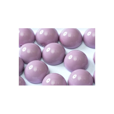 Dome Bead 14 x 8 mm Lilas Opaque (x4)