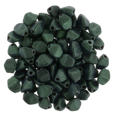 Perles Pinch 5X3mm Chrome Emerald Green (X50) Perles Pinch 5X3mm Chrome Emerald Green (X50)