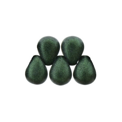 Perles Gouttes 4X6mm Chrome Emerald Green (X50)