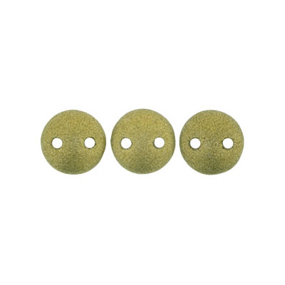 Perles Lentilles 6mm Metallic Suede Gold (X 50perles) Perles Lentilles 6mm Metallic Suede Gold (X 50perles)