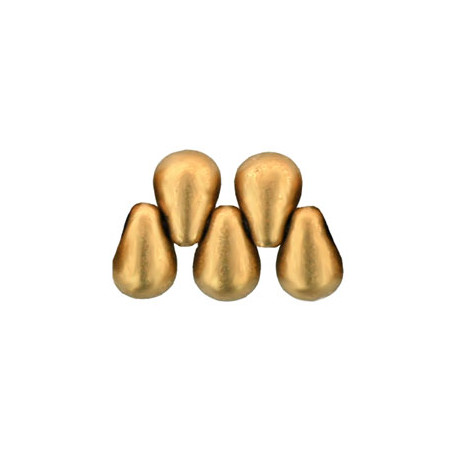 Perles Gouttes 4X6mm Metallic Flax Mat (X50)