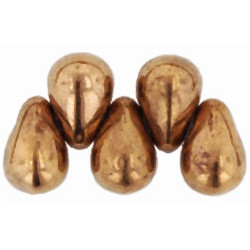 Perles Gouttes 4x6mm Bronze (X50)