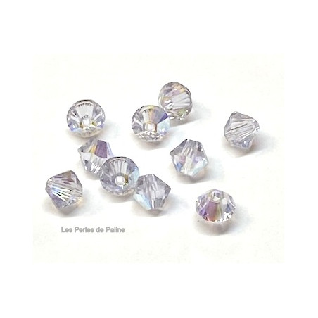 Toupies 4mm Smoky Mauve AB - réf.5328  (x20) 