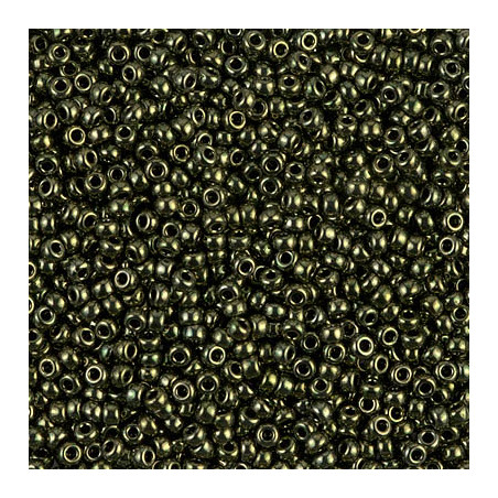 R11-0459 Rocailles 11/0 Metallic Green (=DB011) (x 10gr) 