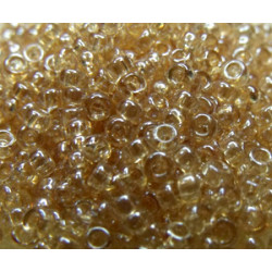 R15-2439 Rocailles 15/0 Beige Transparent Lustré (x10gr)