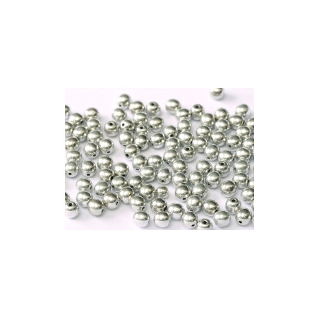 Perle en verre de Bohème 6mm Crystal Labrador Full (X25)  