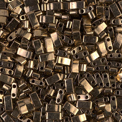 TLH0457 Tila 1/2 Cut Met Dark Bronze (X5gr) TLH0457 Tila 1/2 Cut Met Dark Bronze (X5gr)