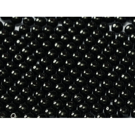 Ronde en Verre de Boheme 3mm Jet (x50) 