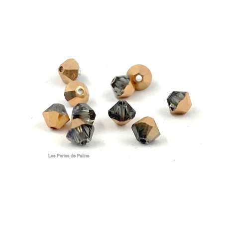 Toupies 4mm Rose Gold - réf. 5328 Xilion (x20) 